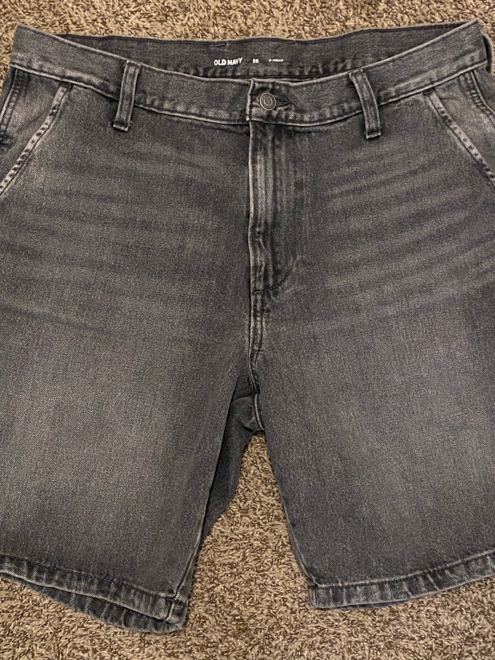 Old Navy Men's Black Denim Shorts